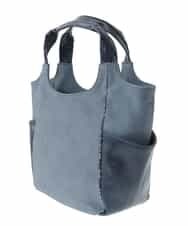 BPCEP11130 MK MICHEL KLEIN BAG(MK ミッシェルクラン バッグ) 【2WAY】フェイクレザー パンチングレーストートバッグ ブルー