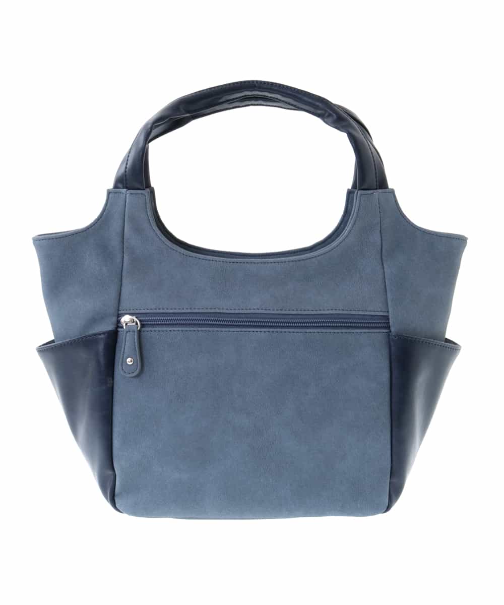 BPCEP11130 MK MICHEL KLEIN BAG(MK ミッシェルクラン バッグ) 【2WAY】フェイクレザー パンチングレーストートバッグ ブルー