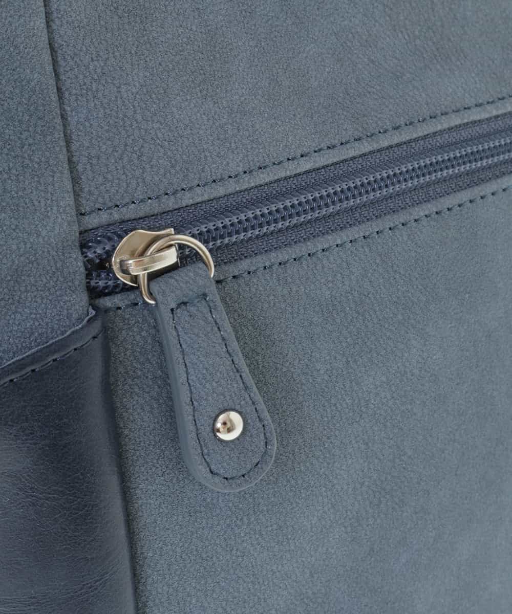 BPCEP11130 MK MICHEL KLEIN BAG(MK ミッシェルクラン バッグ) 【2WAY】フェイクレザー パンチングレーストートバッグ ブルー