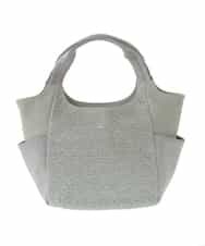 BPCEP11130 MK MICHEL KLEIN BAG(MK ミッシェルクラン バッグ) 【2WAY】フェイクレザー パンチングレーストートバッグ グレー