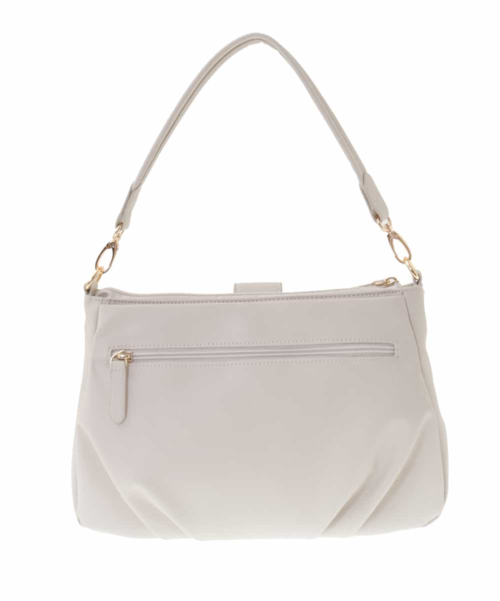 BPCEP14150 MK MICHEL KLEIN BAG(MK ミッシェルクラン バッグ) 【2WAY】タックデザイントートバッグ ベージュ