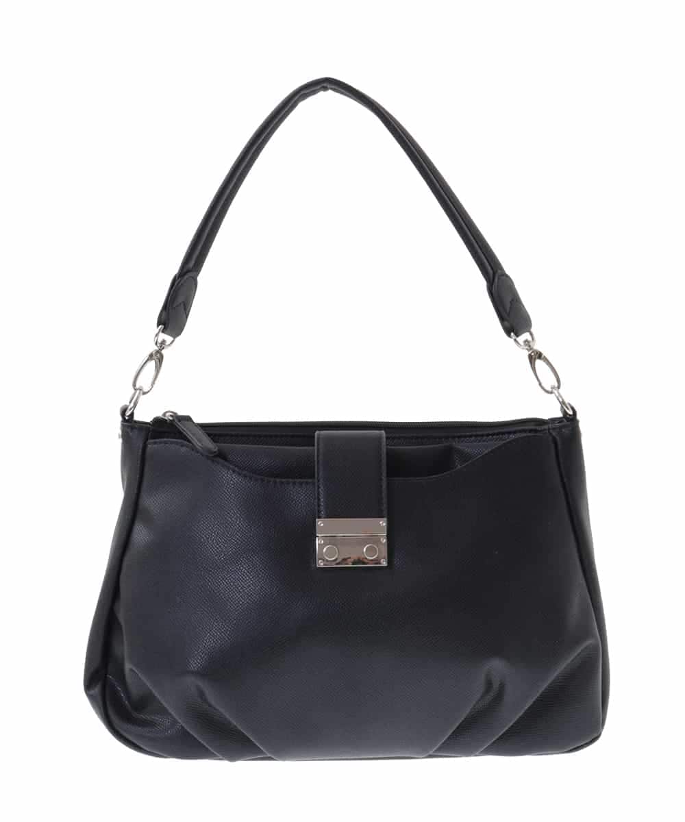 BPCEP14150 MK MICHEL KLEIN BAG(MK ミッシェルクラン バッグ) 【2WAY】タックデザイントートバッグ ブラック