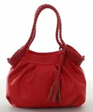 BPCEP23150 MK MICHEL KLEIN BAG(MK ミッシェルクラン バッグ) 【2WAY】編みハンドルトートバッグ レッド