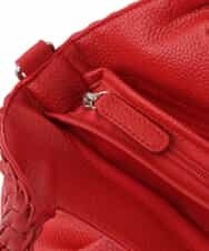 BPCEP23150 MK MICHEL KLEIN BAG(MK ミッシェルクラン バッグ) 【2WAY】編みハンドルトートバッグ レッド