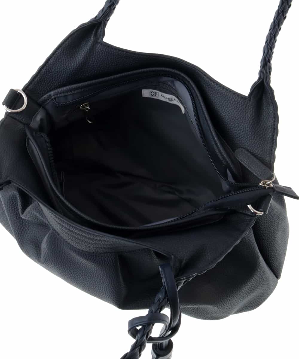 BPCEP23150 MK MICHEL KLEIN BAG(MK ミッシェルクラン バッグ) 【2WAY】編みハンドルトートバッグ レッド