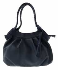 BPCEP23150 MK MICHEL KLEIN BAG(MK ミッシェルクラン バッグ) 【2WAY】編みハンドルトートバッグ ネイビー
