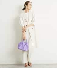 BPCEP24130 MK MICHEL KLEIN BAG(MK ミッシェルクラン バッグ) 【2WAY】編みデザインハンドルバッグ ラベンダー