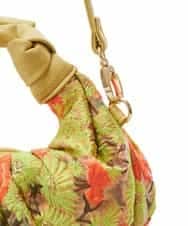 BPCES23140 MK MICHEL KLEIN BAG(MK ミッシェルクラン バッグ) [2WAY]クロワッサンフォルムハンドバッグ イエロー