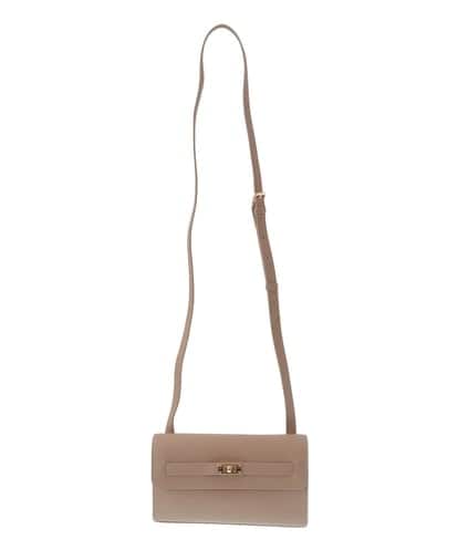 BPCEV24130 MK MICHEL KLEIN BAG 合成皮革スクエアショルダーバッグ