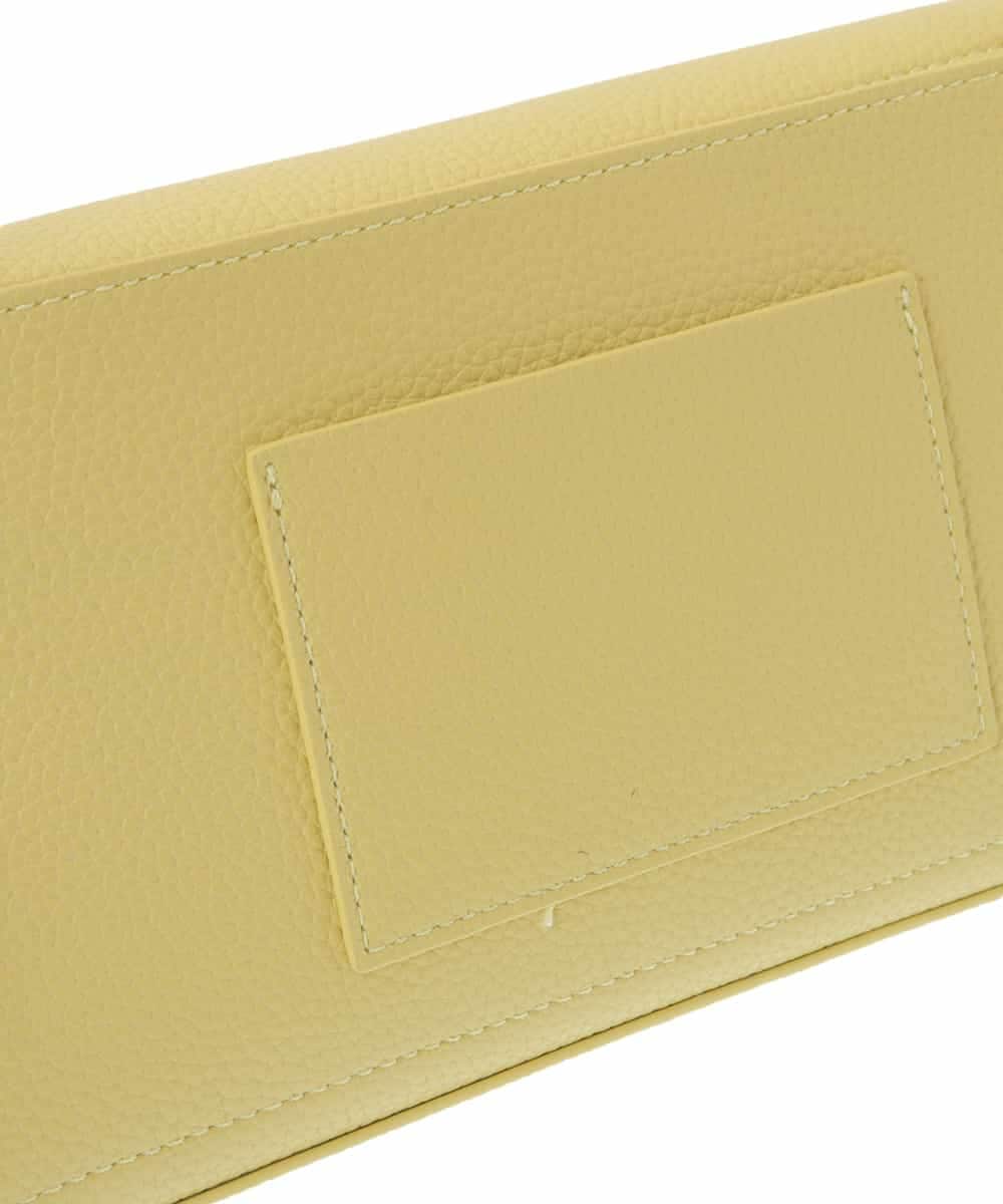 BPCEV24130 MK MICHEL KLEIN BAG(MK ミッシェルクラン バッグ) 合成皮革スクエアショルダーバッグ イエロー