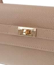 BPCEV24130 MK MICHEL KLEIN BAG(MK ミッシェルクラン バッグ) 合成皮革スクエアショルダーバッグ イエロー