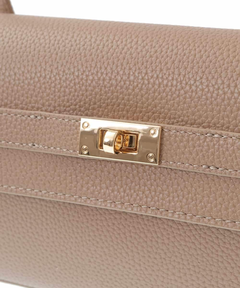 BPCEV24130 MK MICHEL KLEIN BAG(MK ミッシェルクラン バッグ) 合成皮革スクエアショルダーバッグ イエロー