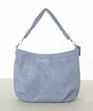 BPCEV30150 MK MICHEL KLEIN BAG(MK ミッシェルクラン バッグ) [2WAY]パンチングデザインショルダーバッグ ライトブルー
