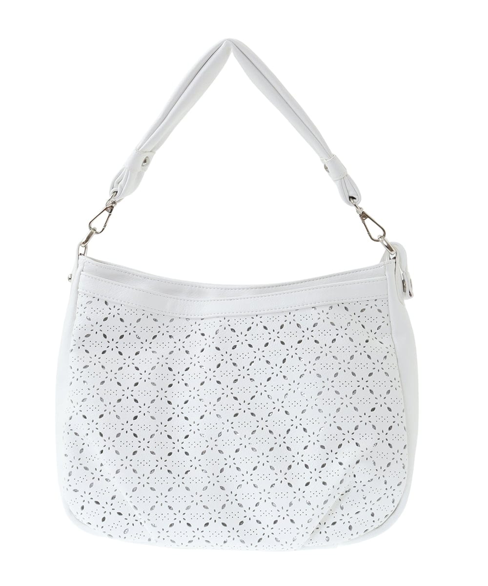 BPCGA30150 MK MICHEL KLEIN BAG(MK ミッシェルクラン バッグ) [2WAY]パンチングレイヤードショルダーバッグ ネイビー