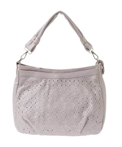BPCGA30150 MK MICHEL KLEIN BAG [2WAY]パンチングレイヤードショルダーバッグ