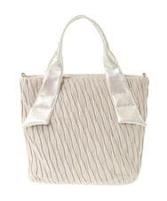 BPCGA31150 MK MICHEL KLEIN BAG(MK ミッシェルクラン バッグ) [2WAY]リンクルデザインシャイニーハンドルバッグ ネイビー