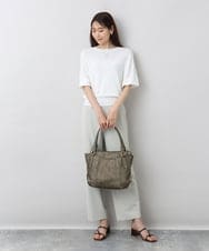 BPCGA36160 MK MICHEL KLEIN BAG(MK ミッシェルクラン バッグ) [2WAY]サイドファスナーデザイントートバッグ ベージュ