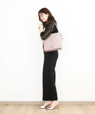 BPCGA39150 MK MICHEL KLEIN BAG(MK ミッシェルクラン バッグ) [2WAY]メタルタグアクセントトートバッグ ネイビー