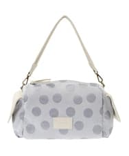 BPCGA41160 MK MICHEL KLEIN BAG(MK ミッシェルクラン バッグ) [2WAY]ドット柄モダンワイドバッグ グレー