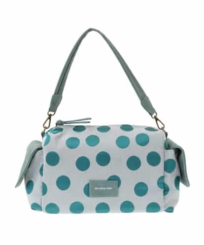 BPCGA41160 MK MICHEL KLEIN BAG [2WAY]ドット柄モダンワイドバッグ