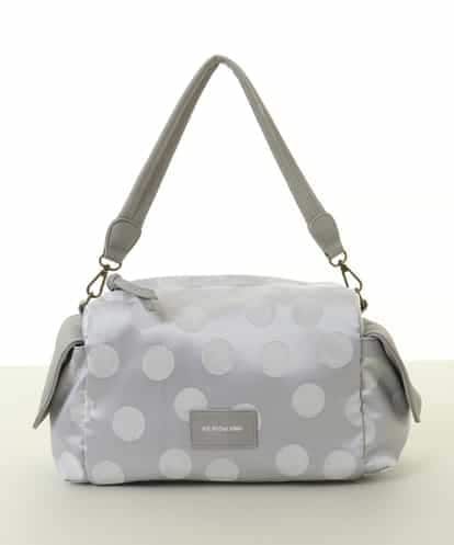 BPCGA41160 MK MICHEL KLEIN BAG [2WAY]ドット柄モダンワイドバッグ