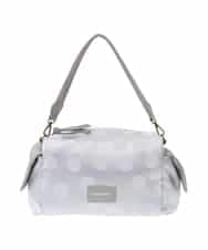 BPCGA41160 MK MICHEL KLEIN BAG(MK ミッシェルクラン バッグ) [2WAY]ドット柄モダンワイドバッグ グレー