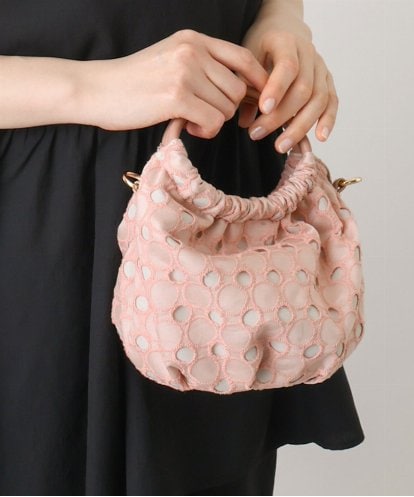 BPCGA42130 MK MICHEL KLEIN BAG [2WAY]サークルレースハンドバッグ