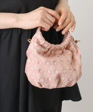 BPCGA42130 MK MICHEL KLEIN BAG(MK ミッシェルクラン バッグ) [2WAY]サークルレースハンドバッグ ピンク