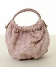BPCGA42130 MK MICHEL KLEIN BAG(MK ミッシェルクラン バッグ) [2WAY]サークルレースハンドバッグ ピンク