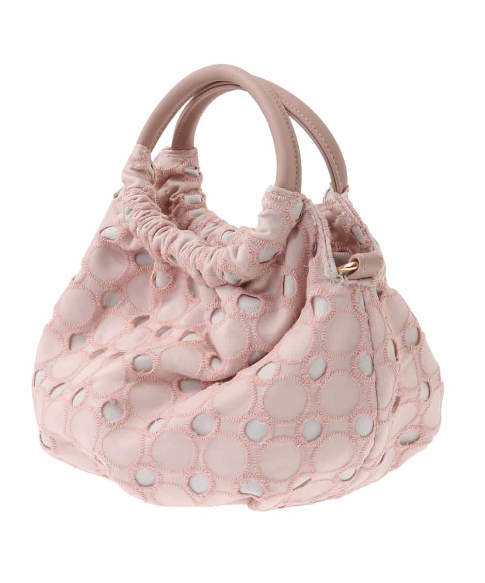 BPCGA42130 MK MICHEL KLEIN BAG(MK ミッシェルクラン バッグ) [2WAY]サークルレースハンドバッグ ピンク