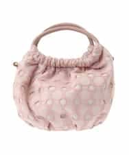 BPCGA42130 MK MICHEL KLEIN BAG(MK ミッシェルクラン バッグ) [2WAY]サークルレースハンドバッグ ピンク