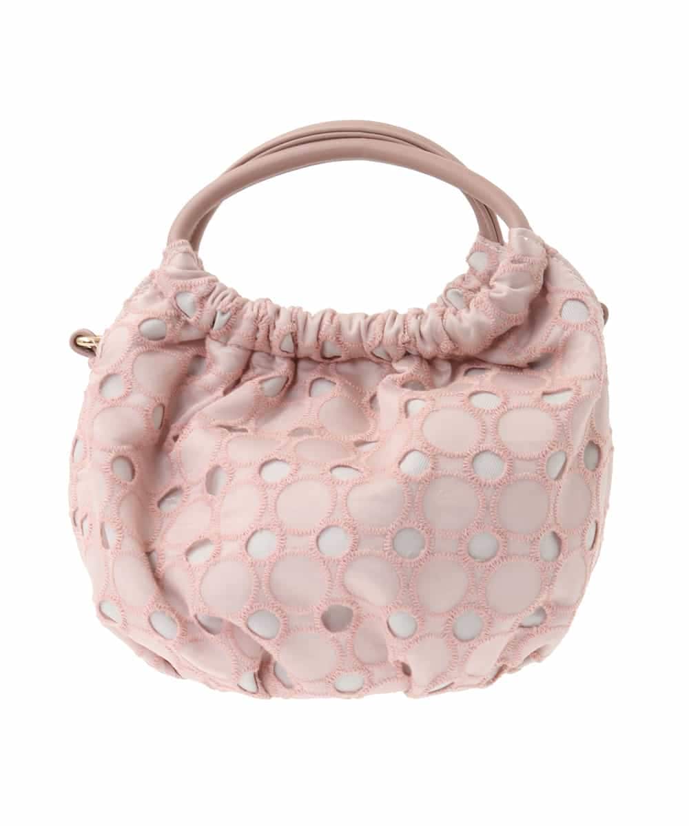BPCGA42130 MK MICHEL KLEIN BAG(MK ミッシェルクラン バッグ) [2WAY]サークルレースハンドバッグ ピンク