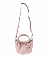 BPCGA42130 MK MICHEL KLEIN BAG(MK ミッシェルクラン バッグ) [2WAY]サークルレースハンドバッグ ピンク