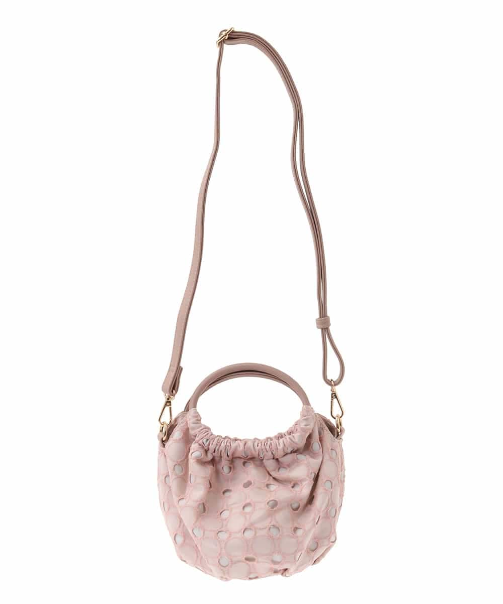 BPCGA42130 MK MICHEL KLEIN BAG(MK ミッシェルクラン バッグ) [2WAY]サークルレースハンドバッグ ピンク