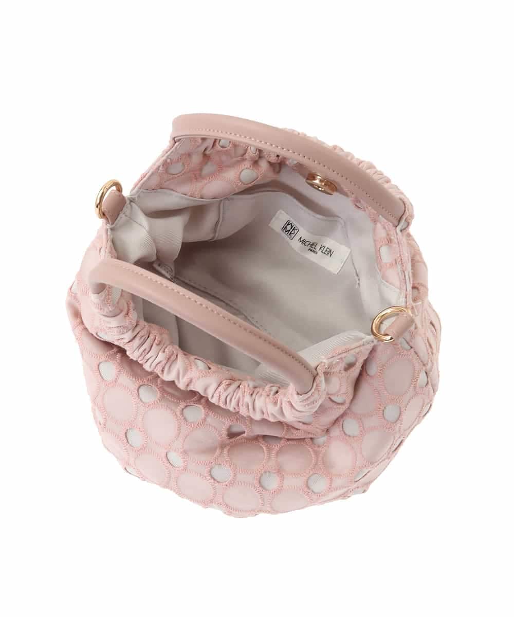 BPCGA42130 MK MICHEL KLEIN BAG(MK ミッシェルクラン バッグ) [2WAY]サークルレースハンドバッグ ピンク