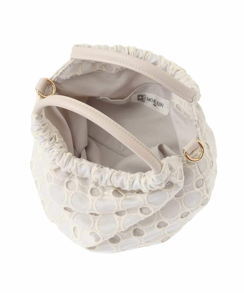 BPCGA42130 MK MICHEL KLEIN BAG(MK ミッシェルクラン バッグ) [2WAY]サークルレースハンドバッグ ピンク