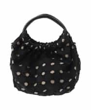 BPCGA42130 MK MICHEL KLEIN BAG(MK ミッシェルクラン バッグ) [2WAY]サークルレースハンドバッグ ブラック