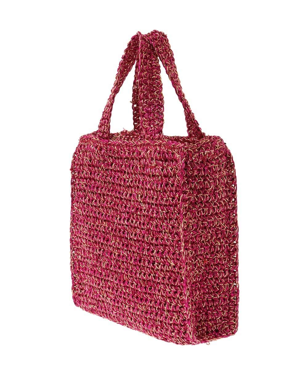BPCGA44110 MK MICHEL KLEIN BAG(MK ミッシェルクラン バッグ) [2WAY]メタリックメッシュコンパクトバッグ ピンク