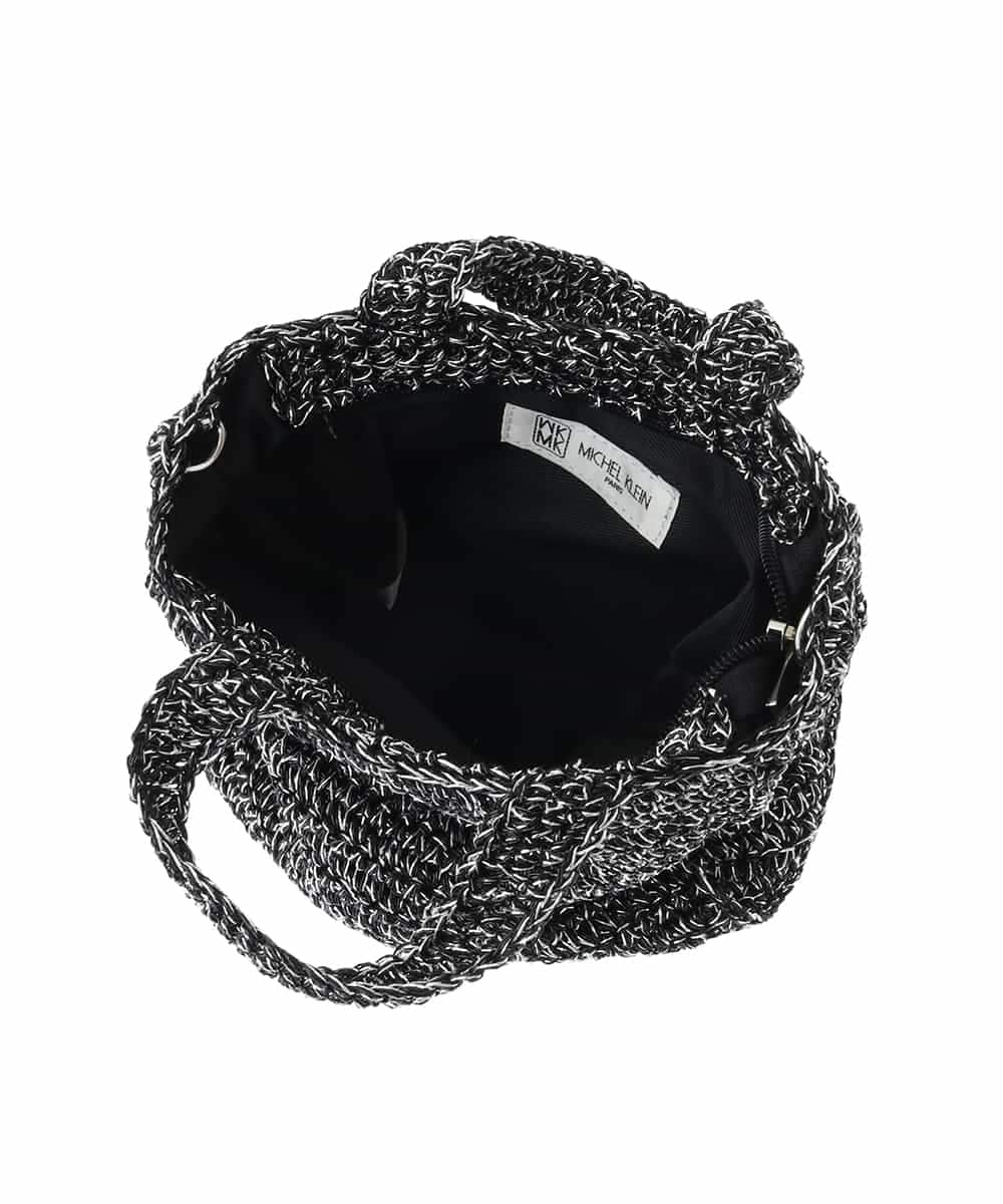 BPCGA44110 MK MICHEL KLEIN BAG(MK ミッシェルクラン バッグ) [2WAY]メタリックメッシュコンパクトバッグ ピンク