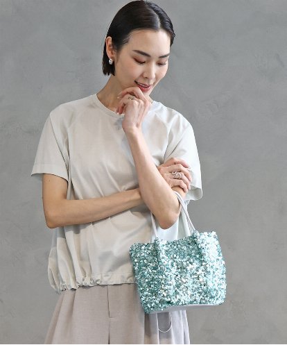 BPCGA51130 MK MICHEL KLEIN BAG [2WAY]スパンコールデザインミニバッグ