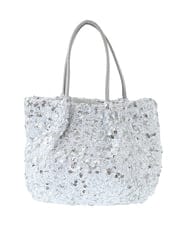 BPCGA51130 MK MICHEL KLEIN BAG(MK ミッシェルクラン バッグ) [2WAY]スパンコールデザインミニバッグ ネイビー