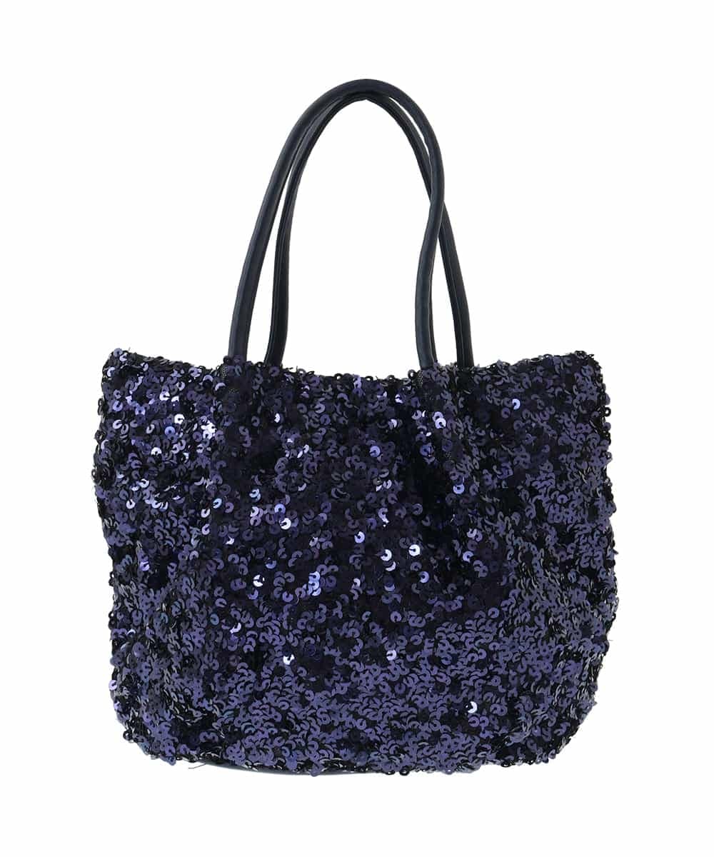 BPCGA51130 MK MICHEL KLEIN BAG(MK ミッシェルクラン バッグ) [2WAY]スパンコールデザインミニバッグ ネイビー