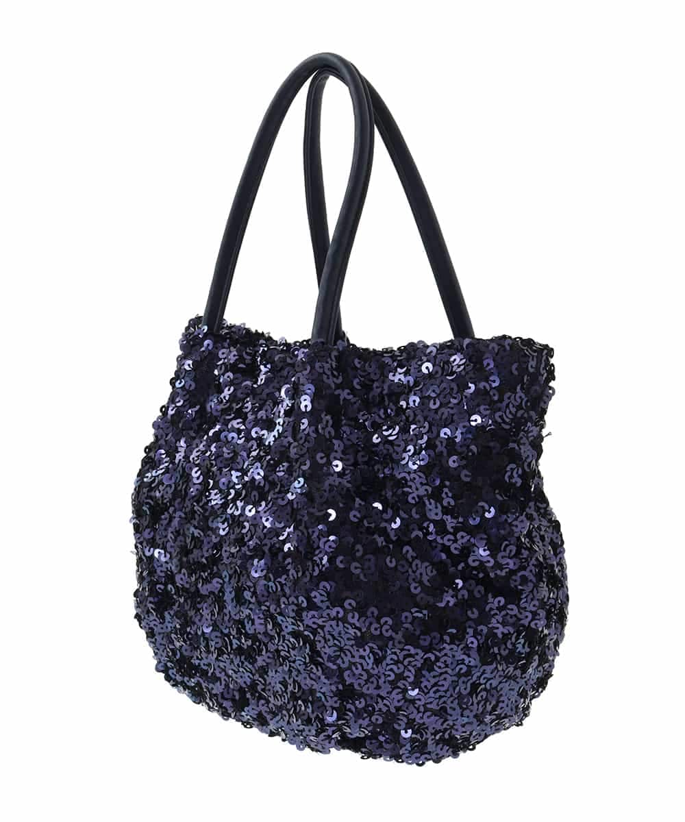 BPCGA51130 MK MICHEL KLEIN BAG(MK ミッシェルクラン バッグ) [2WAY]スパンコールデザインミニバッグ ネイビー