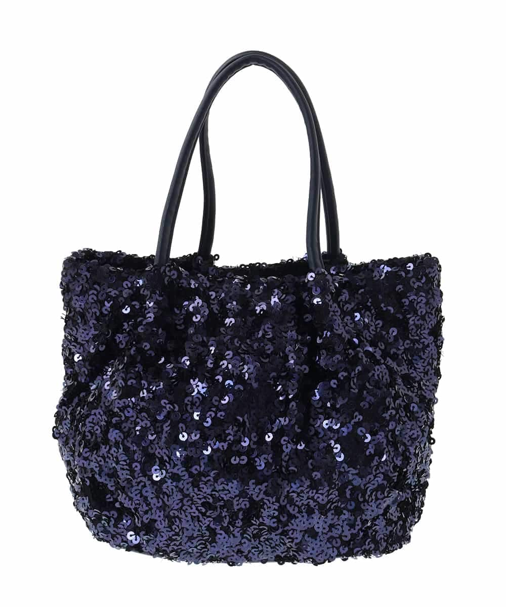 BPCGA51130 MK MICHEL KLEIN BAG(MK ミッシェルクラン バッグ) [2WAY]スパンコールデザインミニバッグ ネイビー