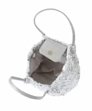BPCGA51130 MK MICHEL KLEIN BAG(MK ミッシェルクラン バッグ) [2WAY]スパンコールデザインミニバッグ ネイビー