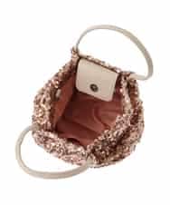 BPCGA51130 MK MICHEL KLEIN BAG(MK ミッシェルクラン バッグ) [2WAY]スパンコールデザインミニバッグ ネイビー