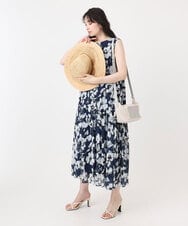 BPCGA52120 MK MICHEL KLEIN BAG(MK ミッシェルクラン バッグ) リネン混ジョイントデザインショルダーバッグ ブラウン