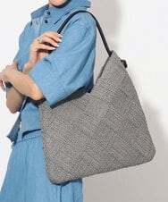 BPCGA53120 MK MICHEL KLEIN BAG(MK ミッシェルクラン バッグ) ワンショルダーメッシュバッグ ダークグレー