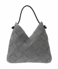 BPCGA53120 MK MICHEL KLEIN BAG(MK ミッシェルクラン バッグ) ワンショルダーメッシュバッグ ダークグレー