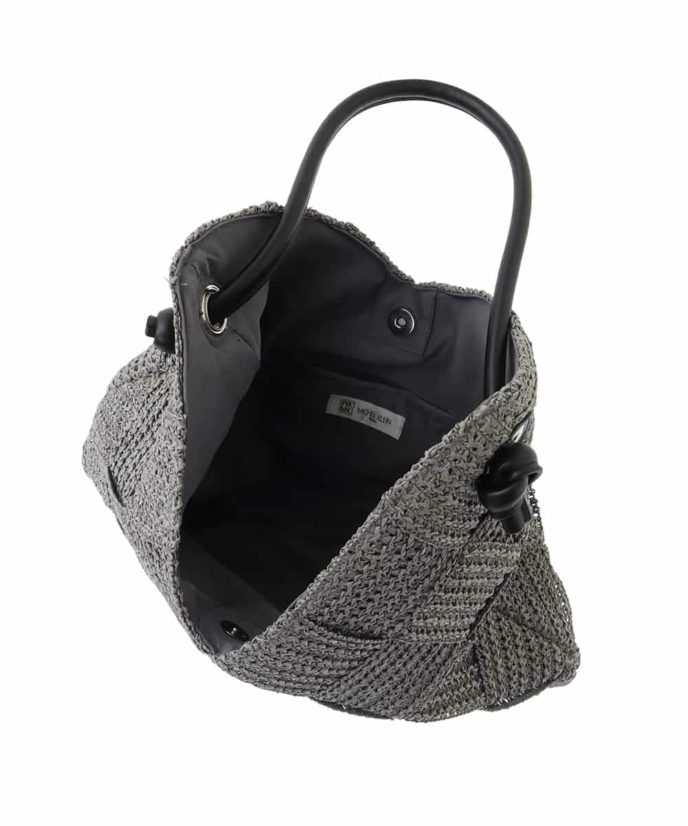 BPCGA53120 MK MICHEL KLEIN BAG(MK ミッシェルクラン バッグ) ワンショルダーメッシュバッグ ダークグレー